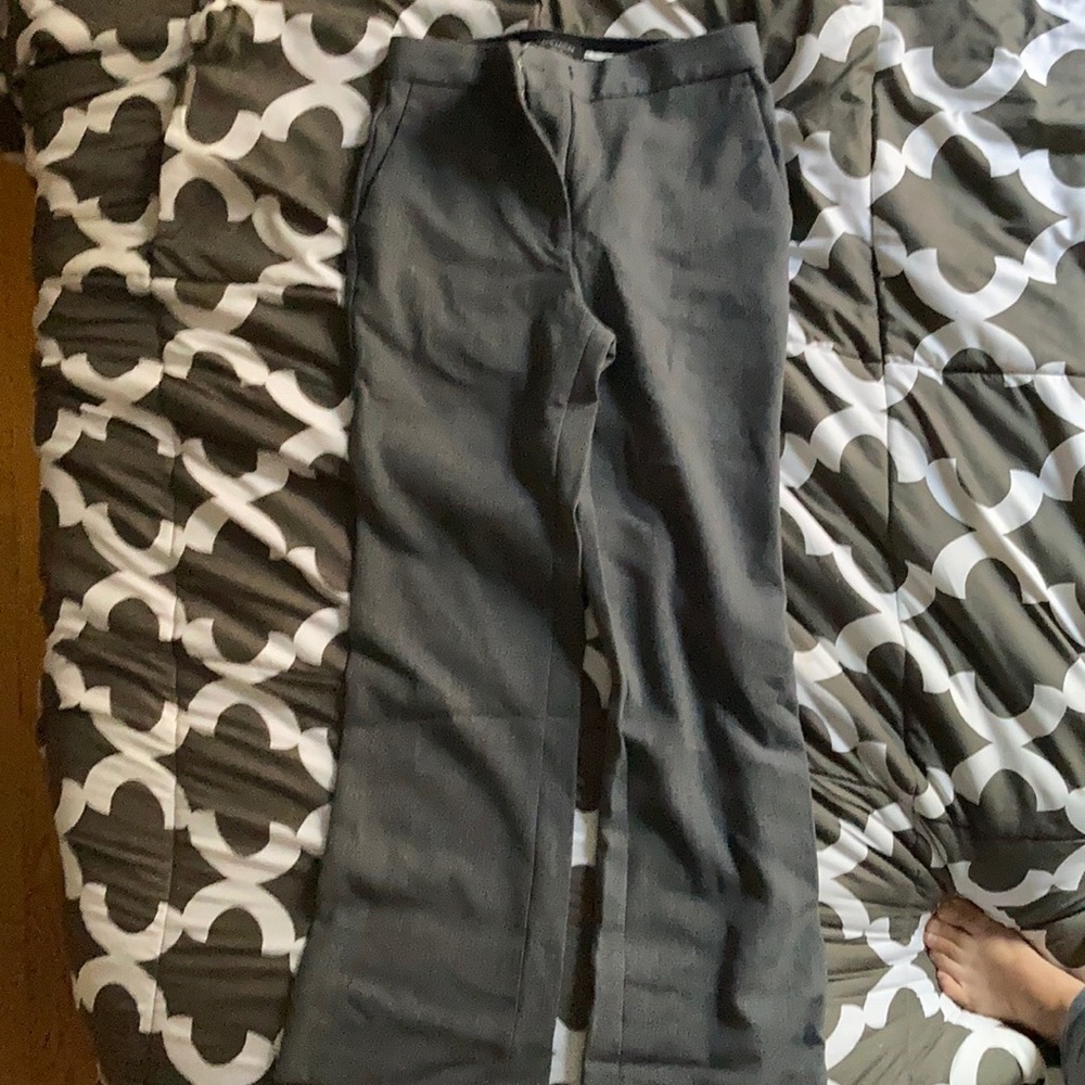 Ann Taylor straight pants grey
